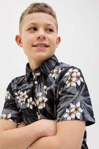 Camisa regular - Preto - Jack & Jones Junior
