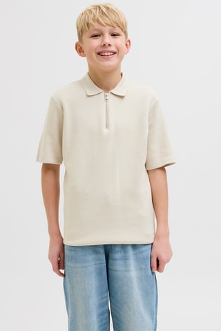 Polo relaxed - Bege - Jack & Jones Junior
