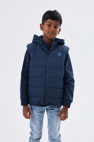 Colete acolchoado - Azul - Name It Kids