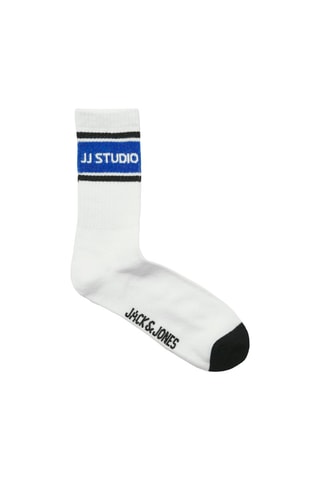 5 pares de meias - Branco e preto - Jack & Jones Junior