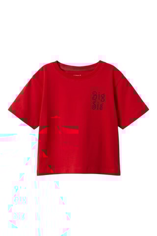 Biologisch Katoenen T-shirt - Rood