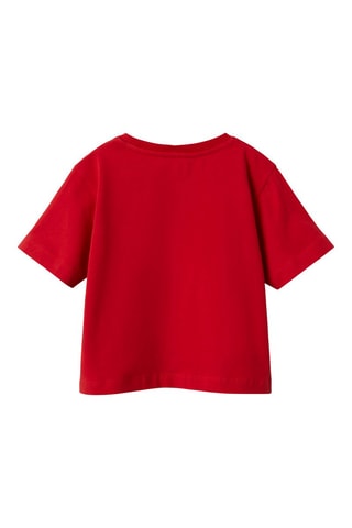 Biologisch Katoenen T-shirt - Rood