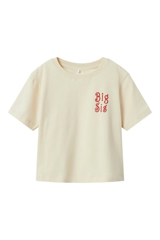 Biologisch Katoenen T-shirt - Beige