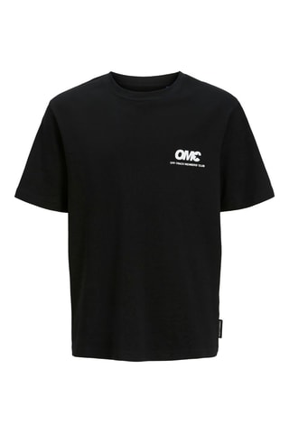 T-shirt de algodão biológico - Preto