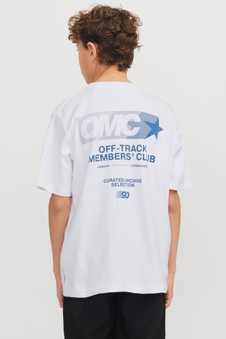 T-shirt de algodão biológico - Branco