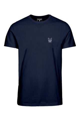 T-shirt slim - Azul - Jack & Jones Junior