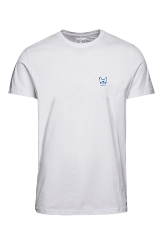 T-shirt slim - Branco - Jack & Jones Junior