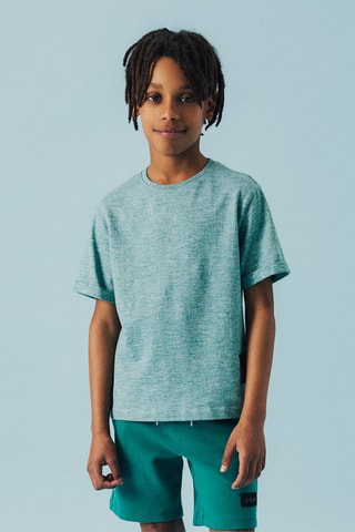 T-shirt - Gemêleerd Groen - Name it Kids