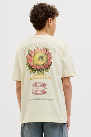 T-shirt - Marfim - Jack & Jones Junior