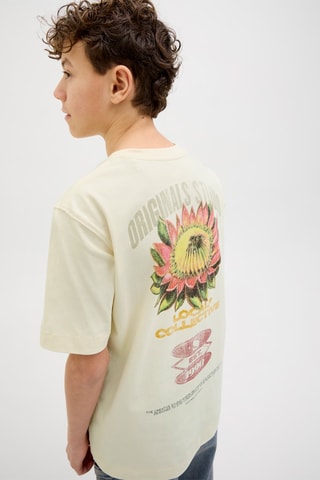 T-shirt - Marfim - Jack & Jones Junior