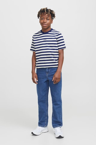 T-shirt relaxed - Azul - Jack & Jones Junior