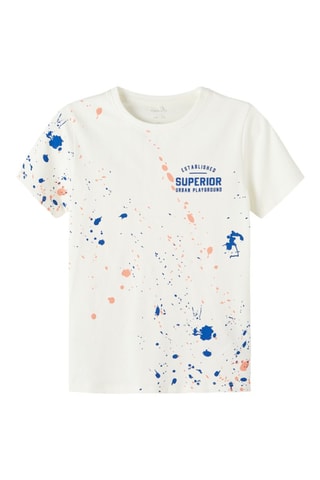 Biologisch Katoenen T-shirt - Wit - Name it Kids