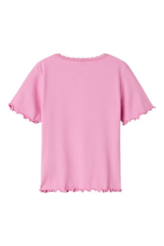 T-shirt Slim Fit - Roze - Name it Kids