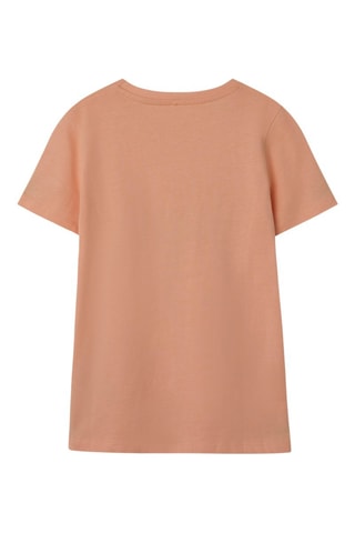 T-shirt em algodão biológico - Pêssego - Name It Kids