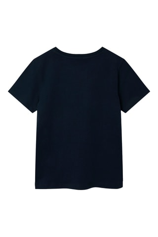 T-shirt em algodão biológico - Azul-noite - Name It Kids