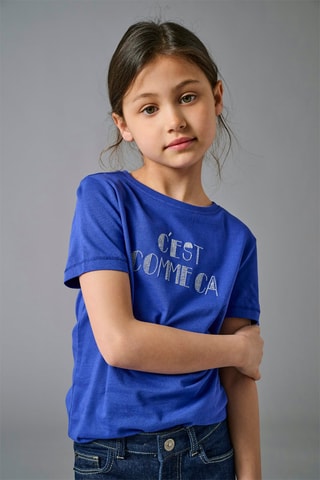 Biologisch Katoenen T-shirt - Blauw - Kids Only
