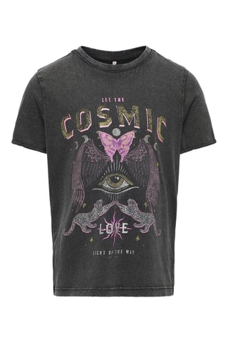 Biologisch Katoenen T-shirt - Zwart - Kids Only