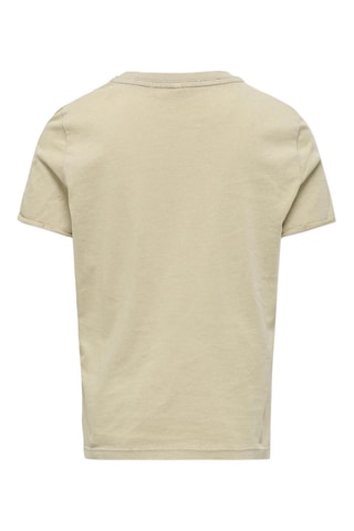 Biologisch Katoenen T-shirt - Beige - Kids Only