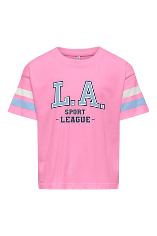 Biologisch Katoenen T-shirt - Roze - Kids Only