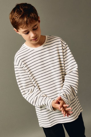 T-shirt - Cru e preto