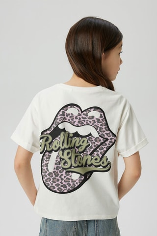 T-shirt The Rolling Stones - Branco - Name It