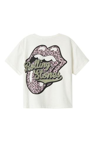 T-shirt The Rolling Stones - Branco - Name It
