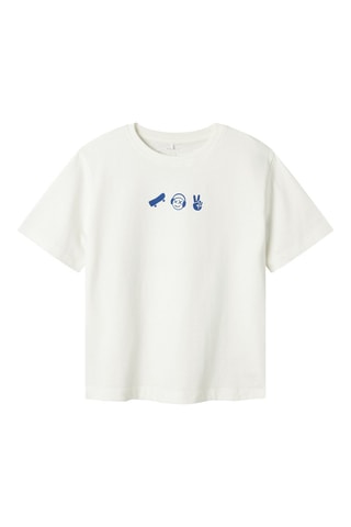 Biologisch Katoenen T-shirt - Wit - Name It