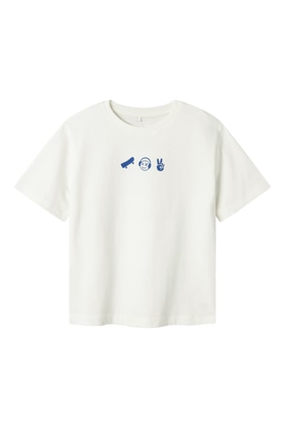 Biologisch Katoenen T-shirt - Wit - Name It