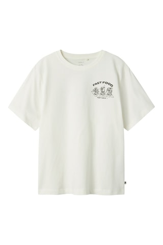 T-shirt em algodão biológico - Branco - Name It