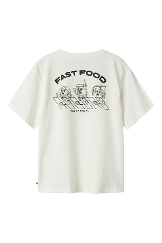 T-shirt em algodão biológico - Branco - Name It