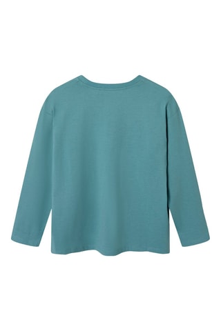 T-shirt em algodão biológico - Azul-pato - Name It