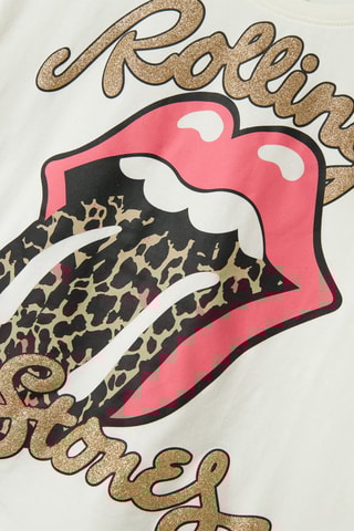 T-shirt Rolling Stones - Wit - Name it