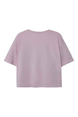 T-shirt em algodão biológico - Malva - Name It