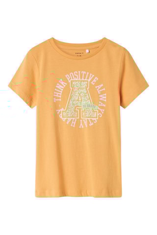 Biologisch Katoenen T-shirt - Geel - Name It