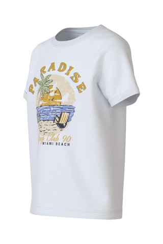 T-shirt em algodão biológico - Branco - Name It