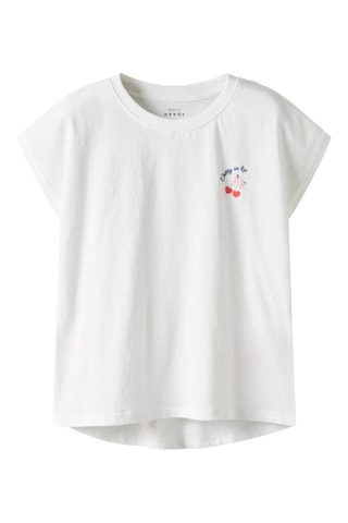 T-shirt em algodão biológico - Branco - Name It