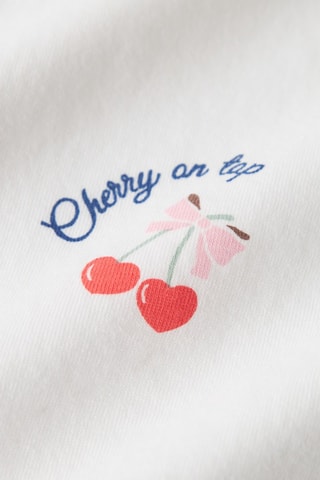 T-shirt em algodão biológico - Branco - Name It