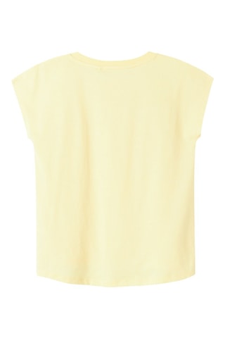 T-shirt em algodão biológico - Amarelo - Name It
