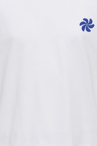 T-shirt em algodão biológico - Branco - Kids Only Girl