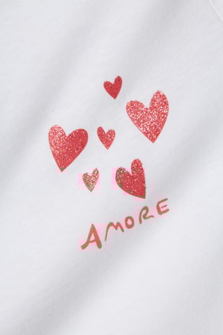 T-shirt em algodão biológico - Branco - Name It