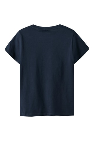 T-shirt em algodão biológico - Azul-marinho - Name It