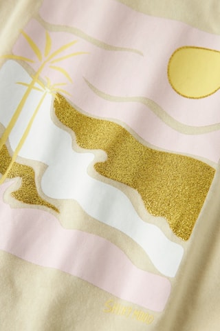 Biologisch Katoenen T-shirt - Lichtbeige - Name It