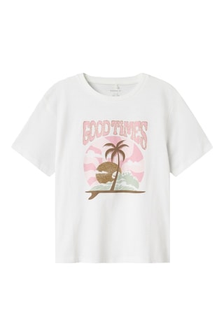 Biologisch Katoenen T-shirt - Wit - Name It