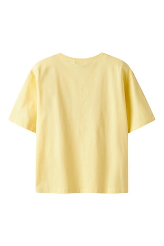 T-shirt em algodão biológico - Amarelo - Name It