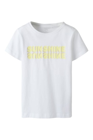 T-shirt em algodão biológico - Branco - Jack & Jones
