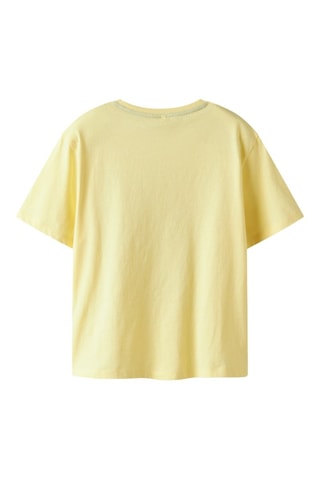 T-shirt em algodão biológico - Amarelo - Jack & Jones
