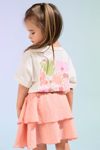 T-shirt em algodão biológico - Cru - Kids Mini