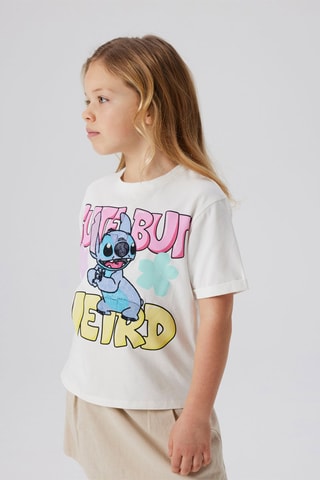 T-shirt Stitch Lilo e Stitch Disney - Branco - Name It