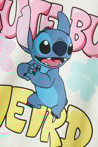 T-shirt Stitch Lilo e Stitch Disney - Branco - Name It