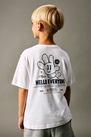T-shirt - Branco - Name It Kids